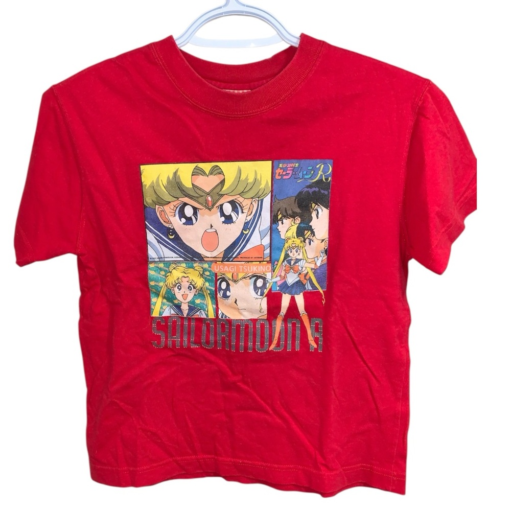 Vintage 1992 Sailor Moon Youth T-Shirt Size 6-8 RARE Anime Officially Licensed